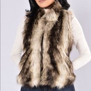 Animal Spirit Faux Fur Vest from Fahionova